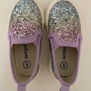 Cat & Jack size 5 toddler slip on shoes